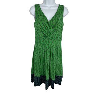 Lands' End Women's Sleeveless Nautical Rope Knit Dress Size S